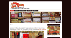 Desktop Screenshot of buycigarboxes.com