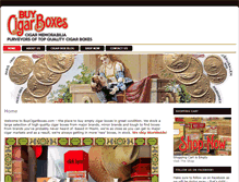 Tablet Screenshot of buycigarboxes.com